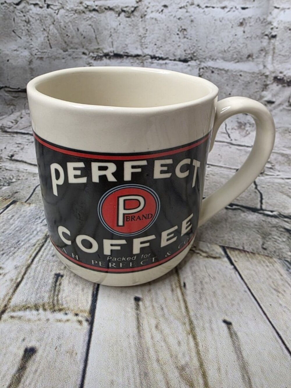 1995 Perfect Coffee Mug Yester Year Brand by Westwood 4.25 x 3.5 Inches Appx